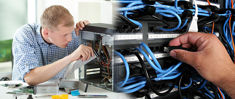 Yorkville Illinois On Site Computer PC & Printer Repair, Network, Voice & Data Inside Wiring Solutions